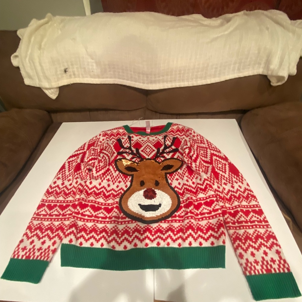 Woman’s Christmas sweater